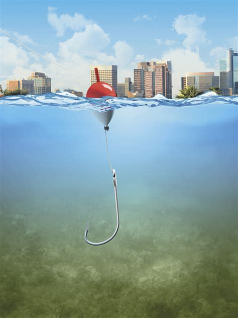 Free Photo Fishing Line And Hook Under Water Activity Recreation