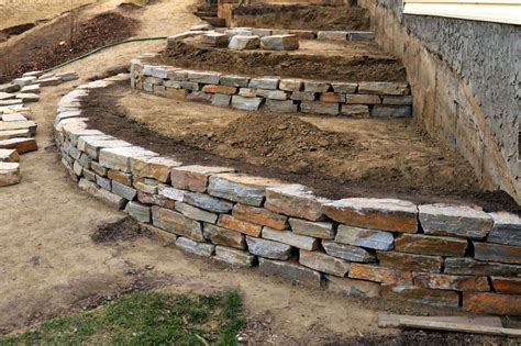 What Is The Cheapest Retaining Wall Material Au Terraced