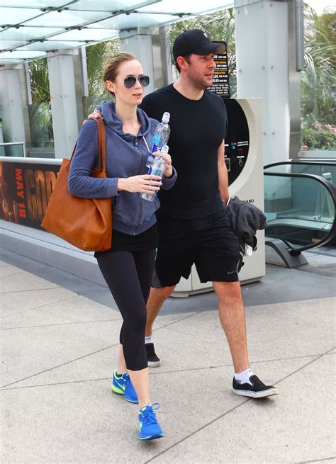 John krasinski gave men's health the jist of what each workout looked like. John Krasinski and Emily Blunt After Workout in LA ...
