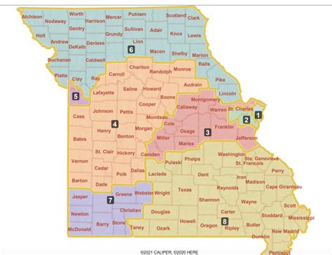 Missouri Legislative News The New District Map The Se Farris Law Firm