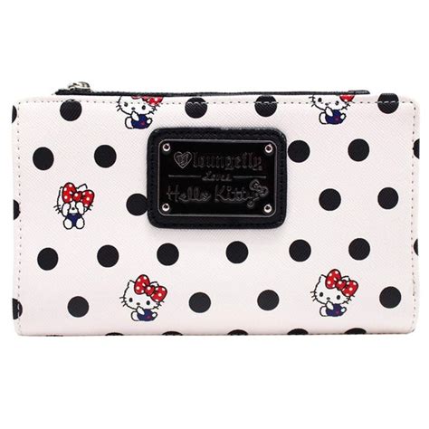 Loungefly Bags Loungefly Loves Hello Kitty White Black Polka Dot