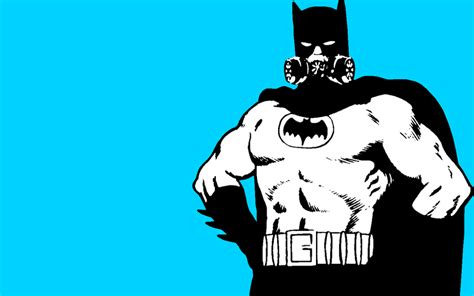 Batman In A Gas Mask By Blackwolfz1 On Deviantart