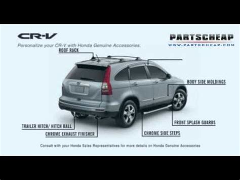 Select your vehicle for the best product fit. Partscheap.com - 2011 Honda CR-V Accessories - YouTube
