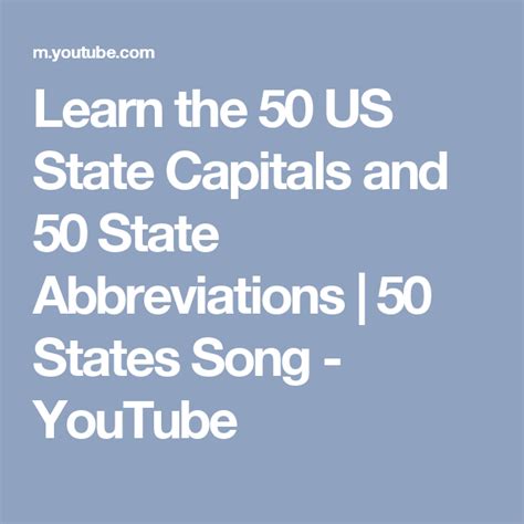 50 States And Capitals Animaniacs Lyrics