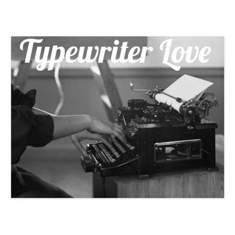 Typewriter Love Vintage Photo Postcard Ad Ad Vintagephotopostcardshop Vintage