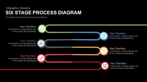 6 Stage Process Diagram Powerpoint Template And Keynote