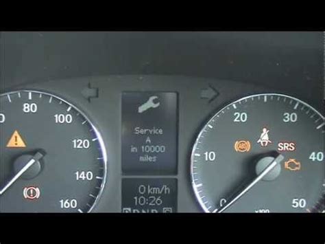 This page is for information only, i am not mercedes benz i am not mercedes benz. Mercedes C Class (W203) Service Light Reset 2000-2007 - YouTube