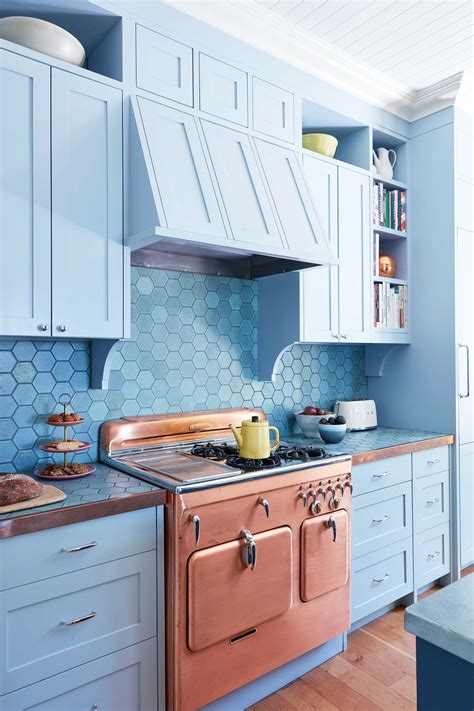 Choosing The Perfect Blue Kitchen Cabinets Home Cabinets