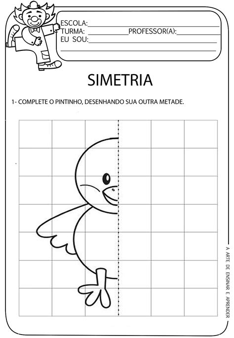 Atividade Pronta Simetria A Arte De Ensinar E Aprender