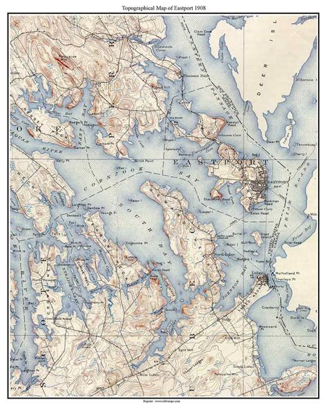 27 Topographical Map Of Maine Maps Database Source