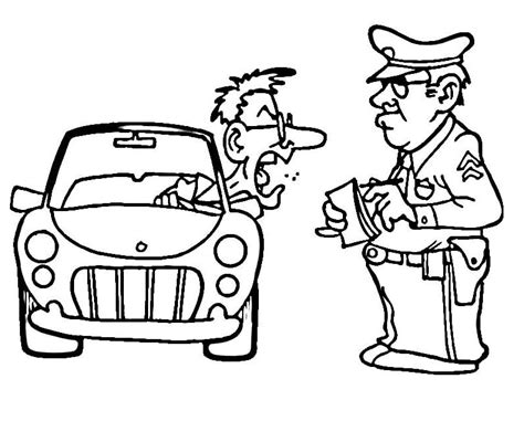 Traffic Police Coloring Page Free Printable Coloring Pages For Kids
