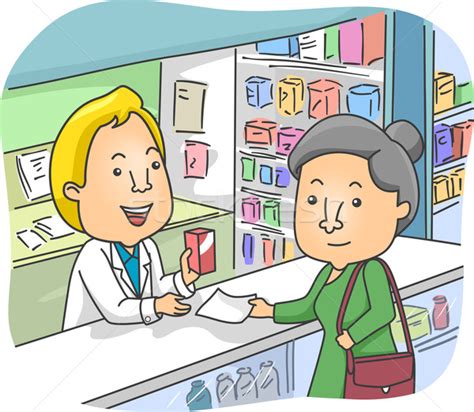 Female Pharmacist Clipart