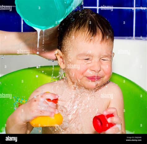 Baby Bath Time Splashing