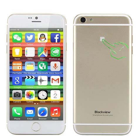 Ilight adults &children's phone small size silver black, gold color. Iphone 6 (look-alike) Running Android 4.4 With Back-touch ...