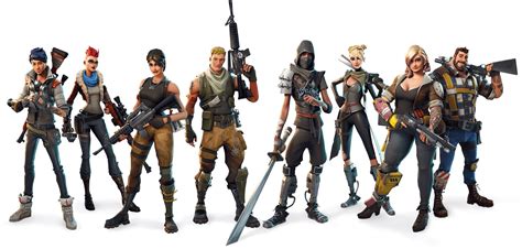 Fortnite All Classes Group Picture Png Image Purepng Free