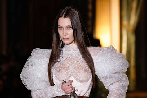 Bella Hadid Naked Tits At Vivienne Westwood Ready To Wear Fall Winter