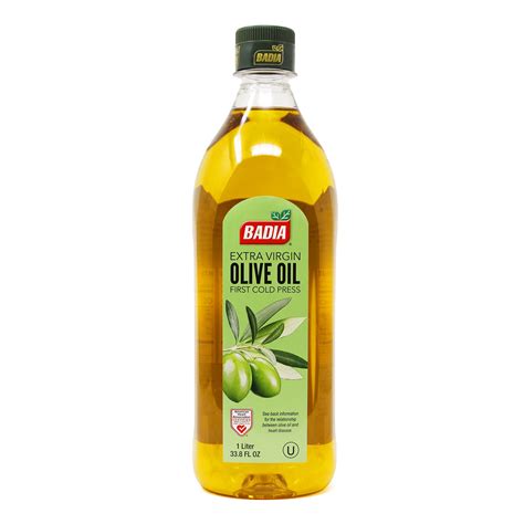 Badia First Cold Press Extra Virgin Olive Oil 338 Fl Oz Bottle