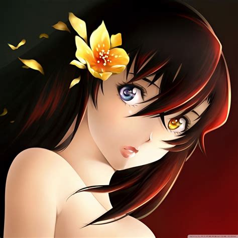Anime Beautiful Girl Ultra Hd Desktop Background Wallpaper