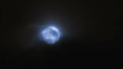 Full Moon Lights Up The Cloudy Sky Over The City Stock Footage Video 6562562 Shutterstock