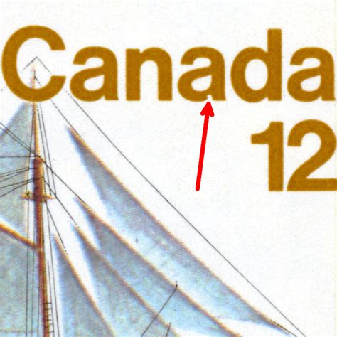 Buy Canada 745i Tern Schooner 1977 12¢ Variety Notch In 2nd A
