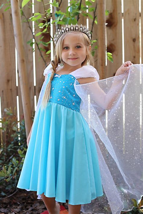 elsa dress elsa costume frozen party princess dress frozen birthday party dress handmade