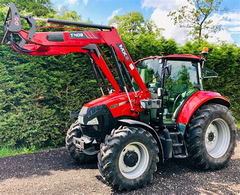 Case Farmall 105u And Mx T408 Loader 460 Hours Sold J Bourne