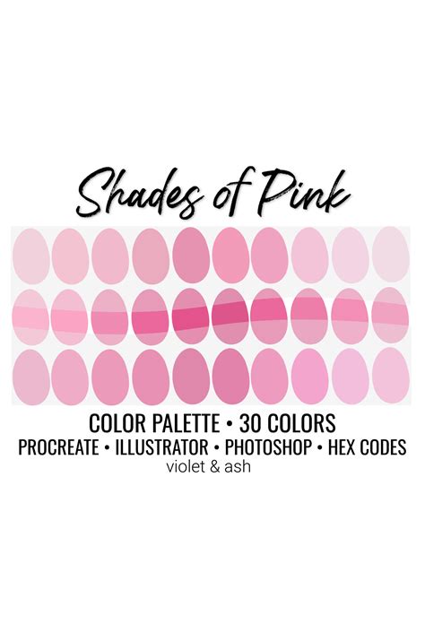 Pink Palette Code Ubicaciondepersonascdmxgobmx