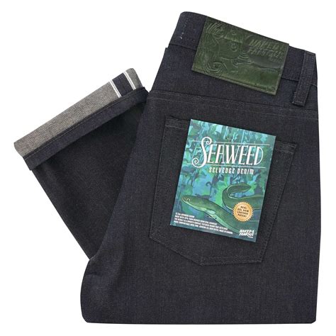 Naked Famous Weird Guy Seaweed Selvedge Denim Indigo At Dandy Fellow