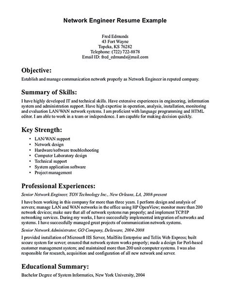 A software engineer resume that begins with a compelling objective is sure to bring more interviews. Network Engineer Resume Objective - Restaurant Market Survey