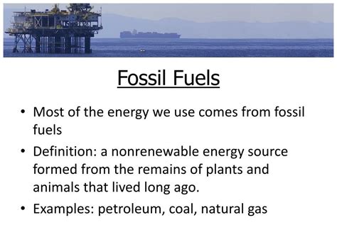 Arriba 37 Imagen Definition Of Fossil Fuel Ecovermx