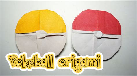 Pokemon Easy Origami Pokeball Tutorial Diy Henry Phạm Youtube