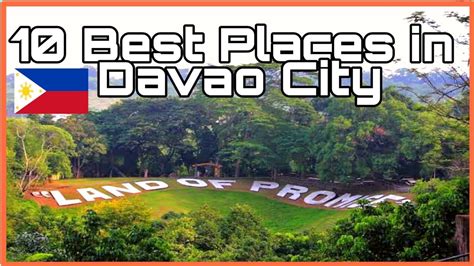 Top 10 Must Visit Places In Davao City Youtube