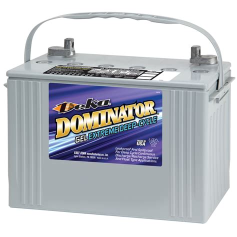 Deka 8g27 12v Group 27 Deep Cycle Gel Battery By Gel Tech Fisheries