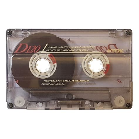 Tdk D120 1990 95 Ferric Blank Audio Cassette Tapes Retro Style Media
