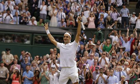 See The Moment Roger Federer Won His Record Breaking Eighth Wimbledon