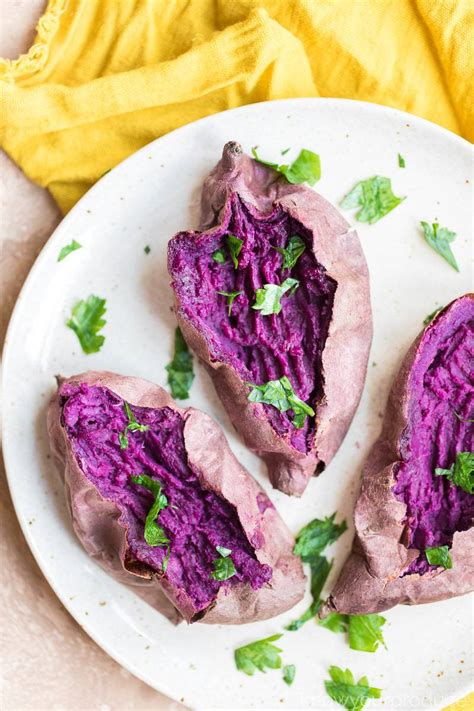 Baked Purple Sweet Potato Know Your Produce