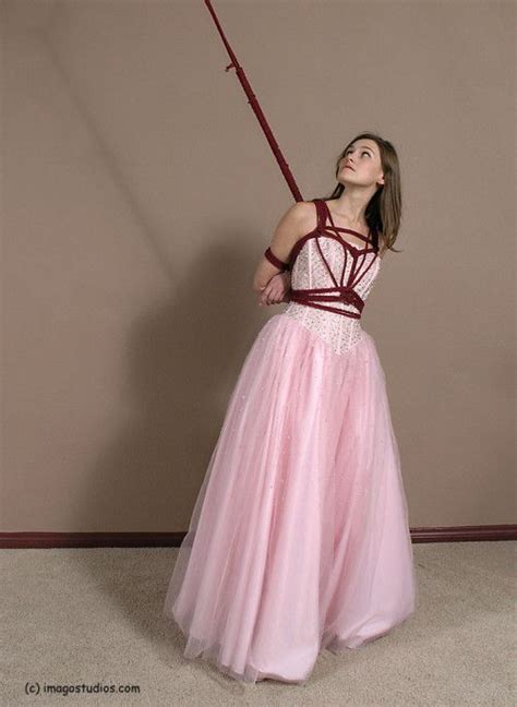 Bondage Gown In Pic Tied Up Woman