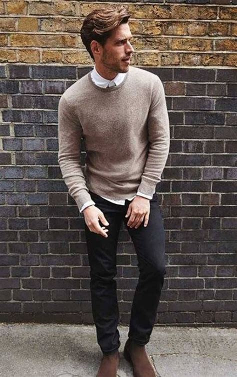 40 Awesome Casual Fall Outfits For Men To Look Cool Winter Outfits Men Smart Casual Men Mens