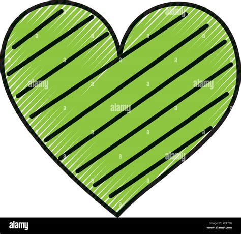 Heart Love Romance Passion Decorate Stripes Stock Vector Image And Art Alamy