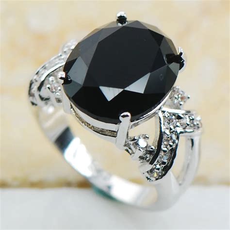 Black Onyx 925 Sterling Silver Top Quality Fancy Jewelry Wedding Ring