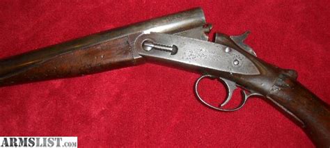 Armslist For Sale Antique Hopkins And Allen Single Barrel 12 Ga Shotgun