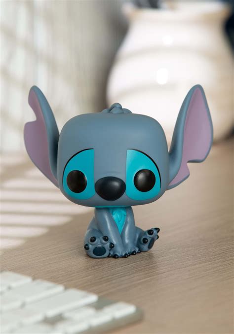 Pop Disney Seated Stitch Vinyl Figure Collectible