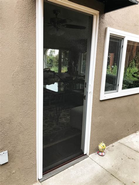 Two Single Stowaway Retractable Screens Installed In Pasadena