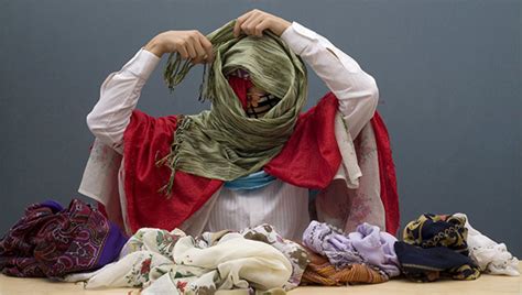 Artists Views Of Muslim Head Scarves At An Austrian Cultural Forum