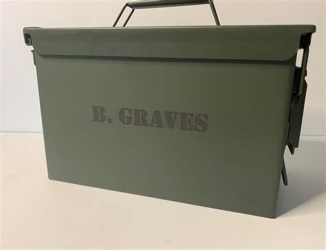Personalized Ammo Can Etsy