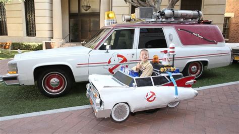 Great prices on ghostbuster car. Boy With 'Ghostbusters' Ecto-1 Car Halloween Costume ...