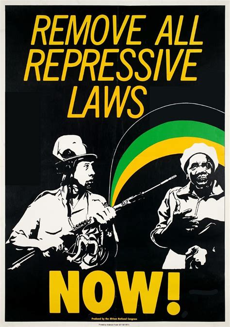Anc Poster From The Struggle Protest Posters Campaign Posters