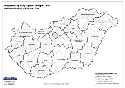 Magyarország térképek > 9 weboldal. Magyarország vektoros térképállománya - 2017 - » GeoIndex