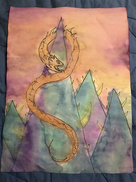Watercolor Dragon Rdragons