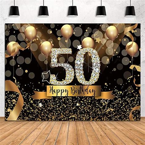 50th Birthday Backdrop Large 5 X 7 Backdrop 30th 40th 50th 60th